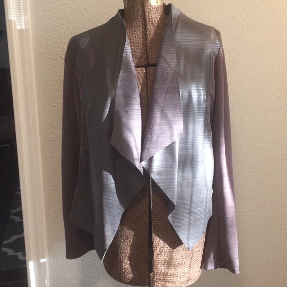 Faux leather jacket